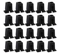 50PCS Interior Wheel Arch Lining Nut Clips Car Trim Clip Retainers 811807577C A0019884681 Plastic Compatible with Audi Skoda VW Golf Corrado Black