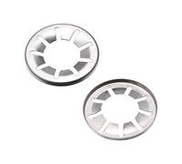 50Pcs Internal Tooth Starlock Washers,Stainless Steel Fast Speed Lock Washers,Retainning Clips Fasteners Assortment Kit(M20)