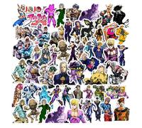 50Pcs JoJo Stickers for Water Bottle, Laptop, Phone, PVC Waterproof Vinyl Sticker
