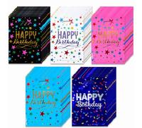 50PCS K-Pop Birthday Party Goody Bags 10 of Each Colour Ideal for Party