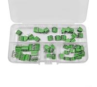 50PCS KF128 Screw Terminal Blocks for PCB Mounting 2.54mm Pitch Compatible with Common Solderless and Soldered Board Setups