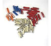 50Pcs/Kit 5A 8A 16A 25A Classic Car Auto Fuses Kit Ceramic Car Fuse Bullet Automotive European Fuse Protected circuits