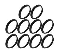 50pcs Kitchen Sink Drain Sealing Ring, Black Nbr Conical O Ring Set