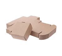 50pcs Kraft Paper Wrapping Box Jewelry Boxes Accessory Practical For Small Item Bead Jewelry Collection