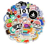 50pcs Laptop Stickers for Developer Programming Stickers of Front-end Dev Back-end Languages Stickers for Software Developers