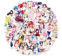 50Pcs Laptop Stickers of Sexy Girls, Durable Vinyl Decal Pack for Water Bottle Hydro Flask Pad Mobile Phone Case Skateboard Fridge, Aesthetic Sexy Lady Lewd Sticker for Adult Man Women