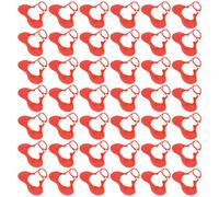 50pcs Large Glasses Pecking Proof Glasses for Duck and Goose Farm | Easy to Install, Plastic Red Design, Does Not Hinder Normal Activity, Muscovy Use