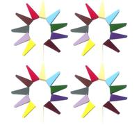 50pcs Latex Free Triangle Makeup Sponge for Foundation, Wet Dry Use | Delicate Touch, Even Application and Comfortable Handling, Small Wedge Shape for Makeup Powder Blending Random Color
