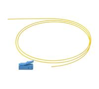 .50pcs LC Connector Pigtail 1.5m Single Mode G657A2 Multi-Mode OM2/OM3/OM4/OM5 0.9mm LSZH Fiber Optic Pigtail Customizable(LC UPC OM3)