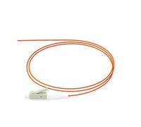 50pcs LC Connector Pigtail 1.5m Single Mode G657A2 Multi-Mode OM2/OM3/OM4/OM5 0.9mm LSZH Jacket Fiber Optic Pigtail Customizable(LC UPC OM2)