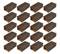 50pcs Leopard Print Paper Bags Party Gift Bags for Snacks and Treats | Paper Material, Delicate Pattern, Not Easy to Tear, Easy to Carry, Holiday Use for Chicken Chocolate