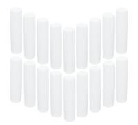 50pcs Lip Balm Tube 4G PP Empty Lipstick Container Set | White Finish, Push Wheel Twist Mechanism, Portable 4G Size, for DIY Makers and Small Business Packaging