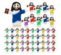 50Pcs Little Jesus Figurine,Mini Jesus Doll Tiny Jesus Figurine to Hide and Seek,Religious Jesus Doll Christ Savior Jesus Doll,Religious Party Favors Baptism Gifts for Easter