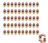 50pcs Little Jesus Loves You Figures Religious Gift, Bright Colors | Jesus Loves You Figurine,Sunday School, Easter Party Favor, Hide and S ame, Faith-based Share Gift