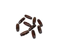 50pcs Long 20MM Olives Buttons 2 Hole Wooden Toggle Sewing Craft DIY Accessory 2-Holes Olive Button Clothing Coat Jacket Blazer(Color 3)