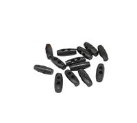 50pcs Long 20MM Olives Buttons 2 Hole Wooden Toggle Sewing Craft DIY Accessory 2-Holes Olive Button Clothing Coat Jacket Blazer(Color 6)