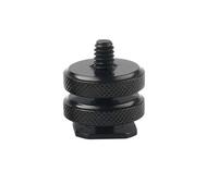 50pcs/lot 1/4" Tripod Mount Screw with Double Layer to Flash Hot Shoe Adapter Holder Mount Photo Studio Accessories