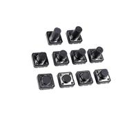50PCS/LOT 12 * 12mm Tact Switch Push Button Switch 12V Copper 4PIN DIP Micro Switch 12x12x4.3/5/6/7-12(12X12X9.5MM)