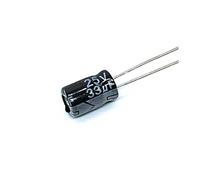 50pcs/lot 25V 33UF Low ESR/Impedance high frequency aluminum electrolytic capacitor size 4 * 7 33UF25V 20% EKFBQBGW