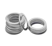 50pcs/lot 304 Stainless Steel Ultra Thin Flat Washer M3 M4 M5 M6 M8 M10 M12 Adjusting Ultrathin Shim Plain Gasket 0.1/0.2/0.3mm(T 0.2mm 50pcs,M8x13)