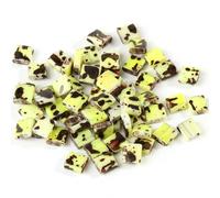 50pcs/lot 45 Styles Two Holes Seedbeads DIY Czech Glass Jewelry Beads for Handmade Jewelry Bracelets Making Accessories 5x5x2mm-T 2-Green black-5x2x2mm 100 pcs