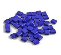 50pcs/lot 45 Styles Two Holes Seedbeads DIY Czech Glass Jewelry Beads for Handmade Jewelry Bracelets Making Accessories 5x5x2mm-T1-Lapis Lazuli blue-5x2x2mm 100 pcs