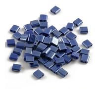 50pcs/lot 45 Styles Two Holes Seedbeads DIY Czech Glass Jewelry Beads for Handmade Jewelry Bracelets Making Accessories 5x5x2mm-T 1-Dark blue-5x2x2mm 100 pcs