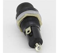 50pcs/lot 5 * 20mm Glass Fuse Holders 5x20 Black Insurance Tube Socket Fuse Holder for 5 * 20 Insurance Panel Mount Fuse Holder Protected circuits