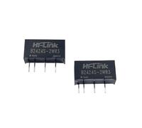 50pcs/lot B2424S-2WR3 Mini 2W 24V 83mA DC DC Converter Power Supply Intelligent Module