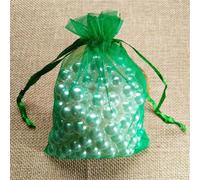 50pcs/lot Colorful Drawstring Organza Bags Jewelry Candy Packaging Bags Birthday Party Gift Pouches