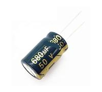 50pcs/lot H206 50V 680UF aluminum electrolytic capacitor size 13 * 20 680UF 50V 20% ICXLPMC