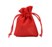 50PCS/Lot Linen Bag Drawstring Burlap Gift Bags Jewelry Packaging Wedding Candy Christmas Party Storage Bag Sack Pouches