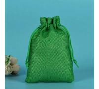 50PCS/Lot Linen Bag Drawstring Burlap Gift Bags Jewelry Packaging Wedding Candy Christmas Party Storage Bag Sack Pouches