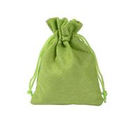50PCS/Lot Linen Bag Drawstring Burlap Gift Bags Jewelry Packaging Wedding Candy Christmas Party Storage Bag Sack Pouches