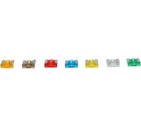 50pcs/lot Mini Size Micro Car Auto Blade Fuse 5A 7.5A 10A 15A 20A 25A 30A Protected circuits (Color : 15a)