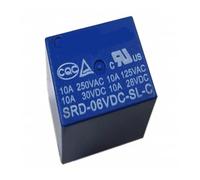 50PCS/lot power Relay SRD-06VDC-SL-C 6V 10A 250VAC 5PIN T73 and Relays BIANMTSW