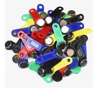 50pcs/Lot Rewritable Touch Memory Key RW1990 Copy Card Sauna Dallas Key(Mixed Color)