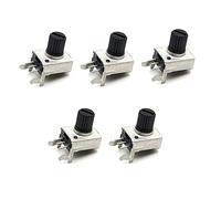 50Pcs/lot RV09 Vertical Horizontal Potentiometer Short Handle 1K/2K/5K/10K/50K/100K/1M 0932 Adjustable Resistor 3Pin Switches Electromechanical components (Size : 10K Ohm)