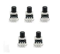 50Pcs/lot RV09 Vertical Potentiometer Short Handle 1K/2K/5K/10K/50K/100K/1M 0932 Adjustable Resistor 3Pin Potentiometer Switches Electromechanical components (Size : 1M Ohm)