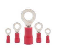 50Pcs/Lot RV5.5-4 RV5.5-5 RV5.5-6 RV5.5-8 Ring Crimp Insulation Terminal Wire Cable Connector RV1.25-3-5.5-8(9,RV5.5-5)