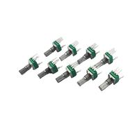 50pcs/lot Sealed RK097N single vertical potentiometer B1K B20K B50K B100K-B1M A10K A20K A0K A100K-A1M handle 15MM flowers(B5K)