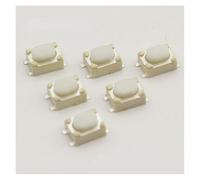 50pcs/lot SMT 3x4x2.5MM 4PIN Tactile Tact Push Button MicroSwitch G75 Self-reset Car Remote Control Switch IDGTTLDF