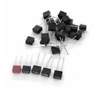 50PCS/LOT Square Rectangle Fuse Kit Slow Blow T1A T3.15A T4A T5A T6.3A 250V SS-5 2Pin Fuse Assortment Kit 5Kinds Each 10PCS