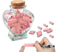 50PCS Love Capsule Letters,Message Pills -Romantic Boyfriend Gifts, Cute Anniversary, Birthday, Valentines Gift for Boyfriend/Girlfriend, Emotional Love Letter, Paper Message in a Bottle