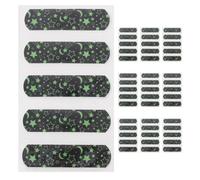 50pcs Luminous Bandages Pe Star Cartoon Wounds Care | Glow in Dark, Adhesive Wrap for Everyday Scrapes and Cuts, Home Use, Cute Playful Night Comfort