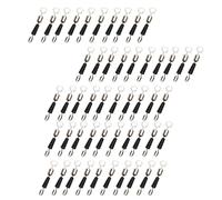 50pcs Lure Connector Clip Salt/Freshwater Fishing Boat Swivel Fishing Quick Change Fishing Line Connector Swiveling