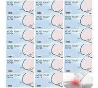 50Pcs Luxury Eco-Friendly Moist Toilet Paper Individually Wrapped; Multipurpose Flushable Adult Personal Care Wet Wipes; Skin Friendly Travel Cleansing Wipes for Home, Office, Outdoors, Daily Use