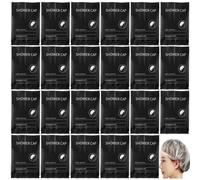 50Pcs Luxury Multipurpose Disposable Shower Caps Individually Wrapped; Hygienic Waterproof Elastic Bath Caps;Travel Shower Cap;Hair Processing Caps for Hair Treatment, Salon, Spa, Hotel, Travel