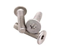 50pcs M1.6 M2 .5 M3 M4 M5 M6 M8 304 Stainless Steel CM Six-Lobe Torx Ultra Thin Super Low Flat Wafer Head Bolt Screw(10mm,50pcs M2)