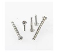 50Pcs M2 304 Stainless Steel Machine Screws Cross Round Pan Head Screw Bolt 6 8 10 12 16 20mm(6mm)